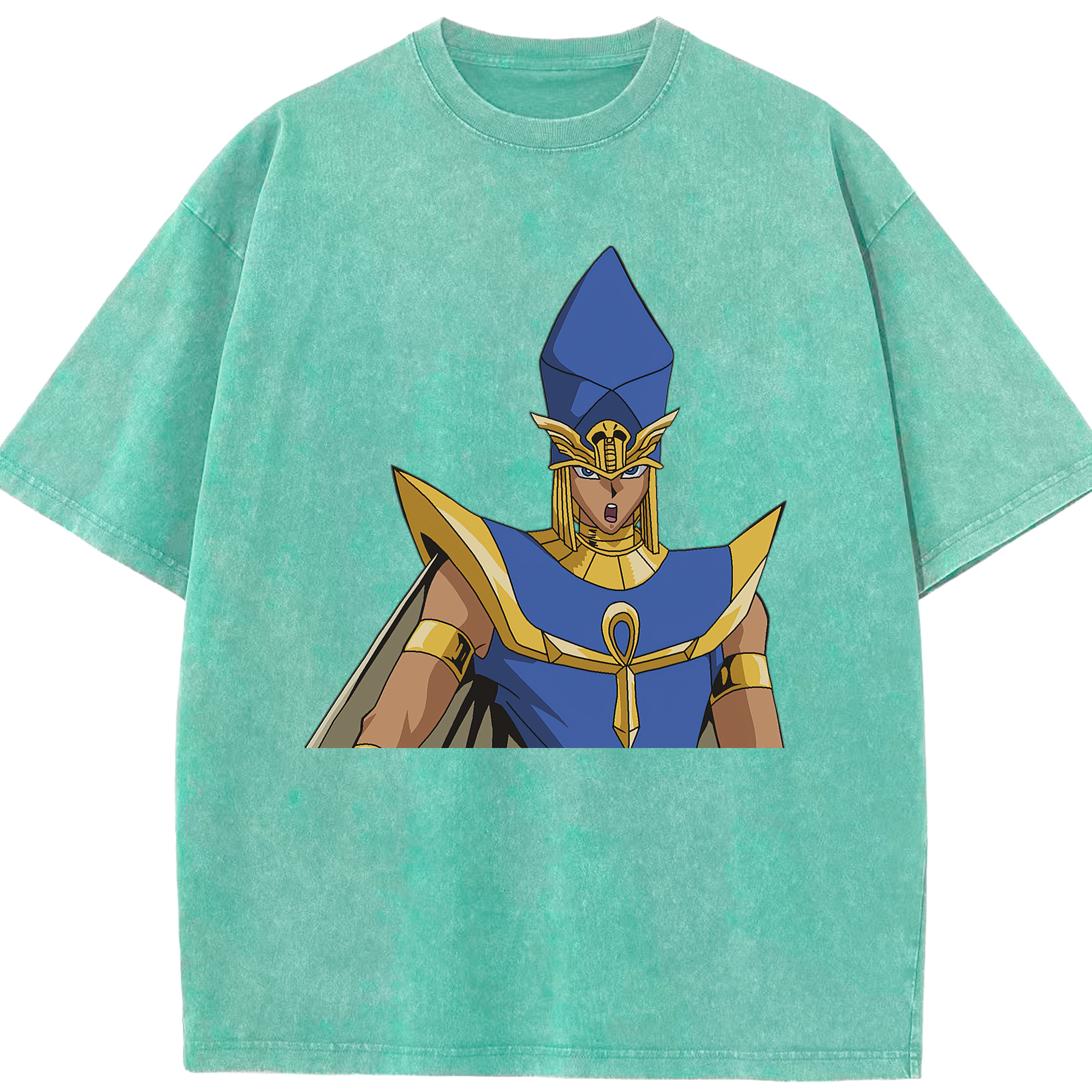 （画像用） 遊☆戯☆王 Yu-Gi-Oh! 綿100% ヴィンテージ風 半袖Tシャツ（フロントプリント）